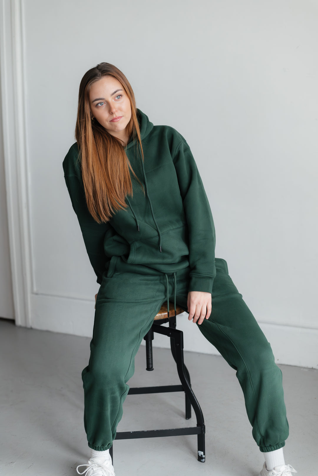 Oversized Hoodie in Fern